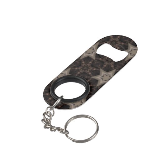 Sterren Sleutelhanger Flessenopener (Achterkant Gekanteld)