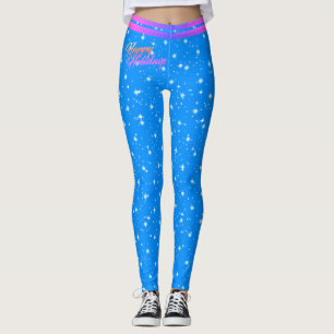 Sterren / Snowflake / Kerstmis - (bewerkbaar) Leggings