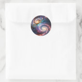 Sterren Spiraal Galaxy Ronde Sticker (Tas)