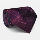 Sterren Sterren Outer Space Systeem Planetaire Pat Stropdas (Opgerold)