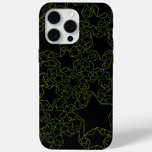 sterren, sterren, sterren - kalkgroen Case-Mate iPhone case (Achterkant)