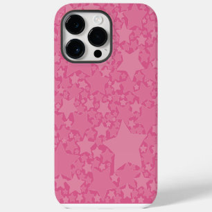 Sterren, Sterren, Sterren - Roze iPhone 14 Pro Max Hoesje
