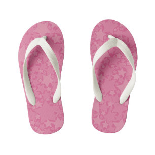 Sterren, sterren, sterren - Roze Kinder Teenslippers