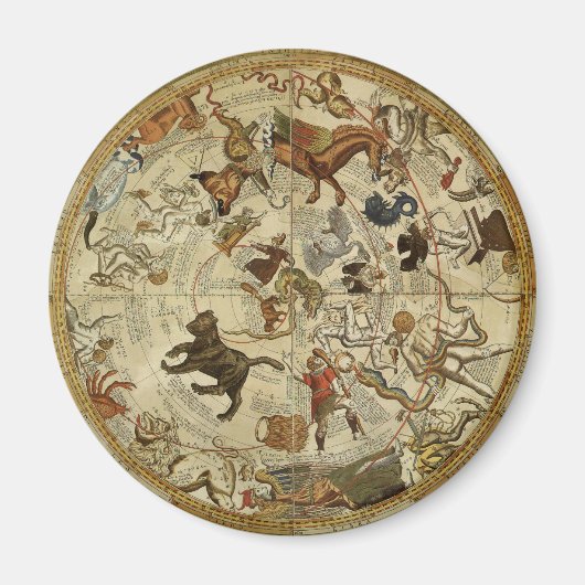 Sterren sterrenbeeld Noordelijke Hemel Astronomie Magneet (Voorkant)