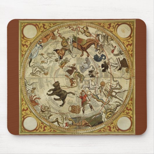 Sterren sterrenbeeld Noordelijke Hemel  Astronomie Muismat (Voorkant)