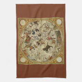 Sterren sterrenbeeld Noordelijke Hemel  Astronomie Theedoek (Verticaal)