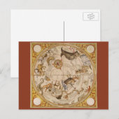 Sterren sterrenbeeld Zuidelijke Hemel  Astronomie Briefkaart (Voorkant / Achterkant)