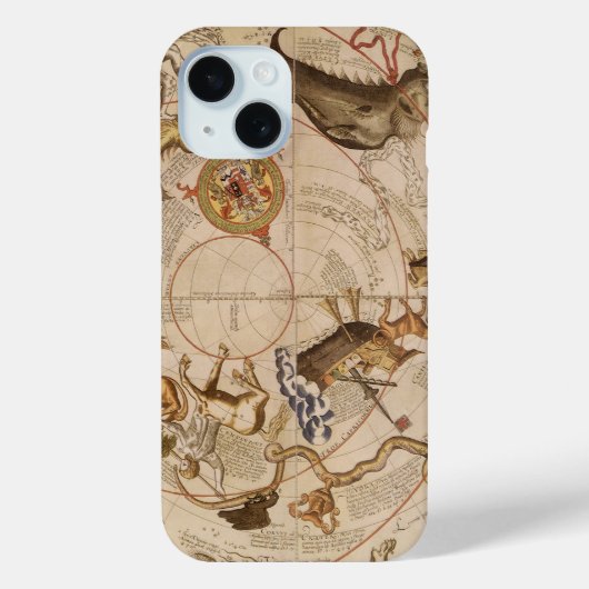 Sterren sterrenbeeld Zuidelijke Hemel  Astronomie Case-Mate iPhone Case (Achterkant)