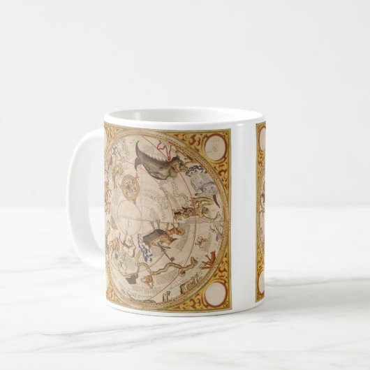 Sterren sterrenbeeld Zuidelijke Hemel  Astronomie Koffiemok (Voorkant links)