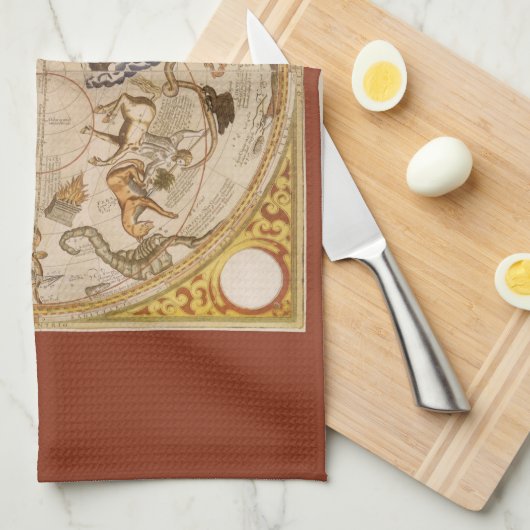 Sterren sterrenbeeld Zuidelijke Hemel  Astronomie Theedoek (Quarter Fold)