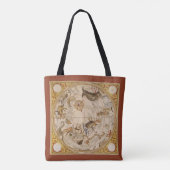 Sterren sterrenbeeld Zuidelijke Hemel  Astronomie Tote Bag (Achterkant)