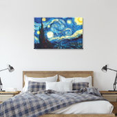 Sterren Sterrennacht van Vincent Van Gogh Canvas A (Insitu (Slaapkamer))