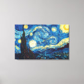 Sterren Sterrennacht van Vincent Van Gogh Canvas A (Voorkant)