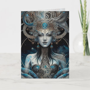 Sterren, sterrenstelsel, damesgriet/Kaart Kaart