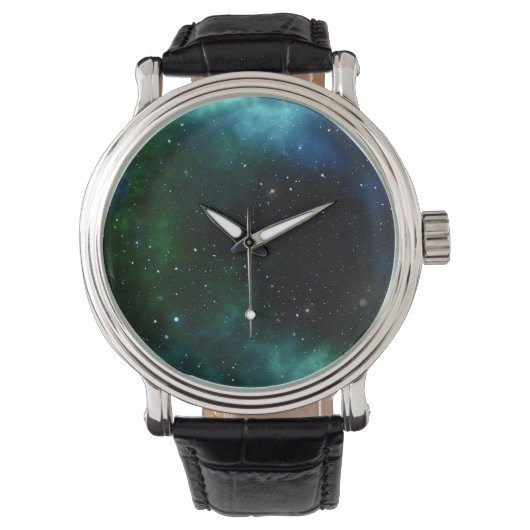 Sterren sterrenstelsel verloop horloge (Voorkant)