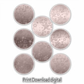 Sterren, stickers, hart, bruiloft, verloving sticker (Voorkant)