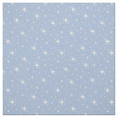 Sterren & Stippen op Blauw Stof (Swatch)