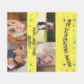 Sterren stralen expressie liefde frestyle 4 foto's fleece deken (Voorkant (Horizontaal))