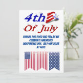 Sterren Strepen 4 juli Kaart (Staand voorkant)