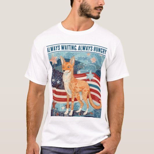 Sterren & Strepen Coyote T-shirt (Voorkant)