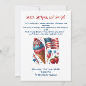 Sterren, strepen en bollen kaart (Voorkant)