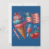 Sterren, strepen en bollen kaart (Achterkant)