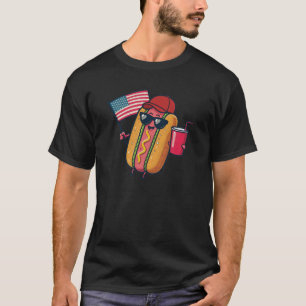Sterren, strepen en broodjes: een patriottische ho t-shirt