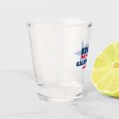Sterren, strepen en Californië 1850 Shot glas (Links)