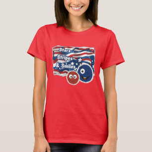 Sterren Strepen en Glimlachen T-shirt