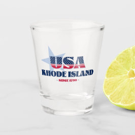 Sterren, strepen en Rhode Island 1790 Geschoten gl Shot Glas