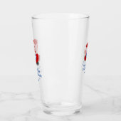 Sterren, strepen en slokjes: Gepersonaliseerd bier Glas (Links)