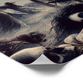 Sterren, strepen en spookachtige vrijheid poster (Hoek)