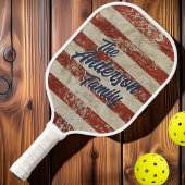 Sterren & Strepen familienaam Pickleball Paddle