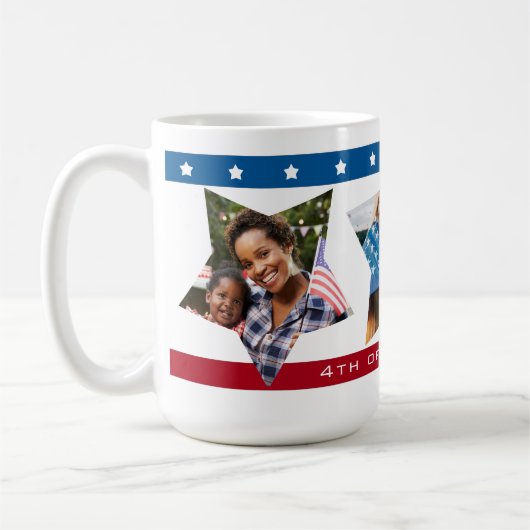 Sterren Strepen Foto 4 juli Mok (Links)