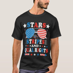 Sterren, Strepen & Gelijke Rechten – Patriotische T-shirt