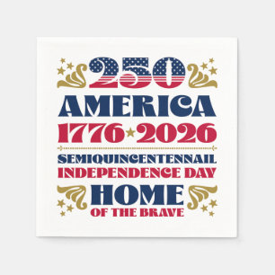 Sterren strepen het 250ste Jubileum van Amerika Servet