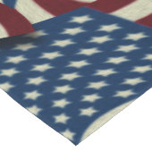 Sterren & Strepen Rood & Blauw USA Amerikaanse vla Korte Tafelloper (Hoek)