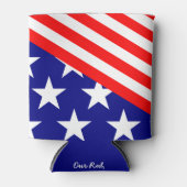 Sterren Strepen Rood Wit Blauw Juli BBQ Koeler (Voorkant)