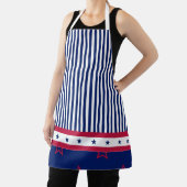 Sterren & Strepen Rood Wit Blauw Patriottisch Gril Schort (Insitu)