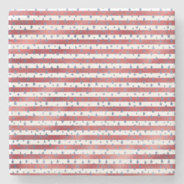 Sterren Strepen Rood Wit Blauw Stenen Onderzetter