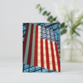 sterren strepen schaduwen briefkaart (Staand voorkant)