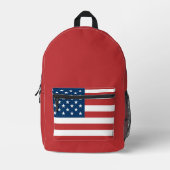 Sterren, strepen & vet rood: Amerikaanse vlag Bedrukte Rugzak (Voorkant)