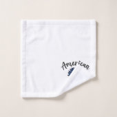Sterren & Strepen Zonnebloem: een patriottische bl Bad Handdoek (Wasdoekje)