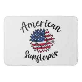 Sterren & Strepen Zonnebloem: een patriottische bl Badmat