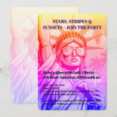 Sterren, Strepen & Zonsondergangen Lady Liberty 25 Kaart (Voorkant / Achterkant)