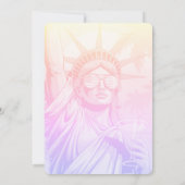 Sterren, Strepen & Zonsondergangen Lady Liberty 25 Kaart (Achterkant)