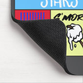 sterren strepen's mores Amerikaanse camping Muismat (Hoek)