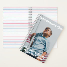  sterren Stripes America Flag Custom Notitieboek
