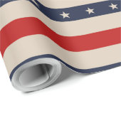 Sterren Stripes Art Cadeaupapier (Rol Hoek)