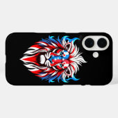 Sterren Stripes en Roar Case-Mate iPhone Case (Achterkant (horizontaal))